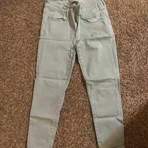 Light blue AE skinny jeans